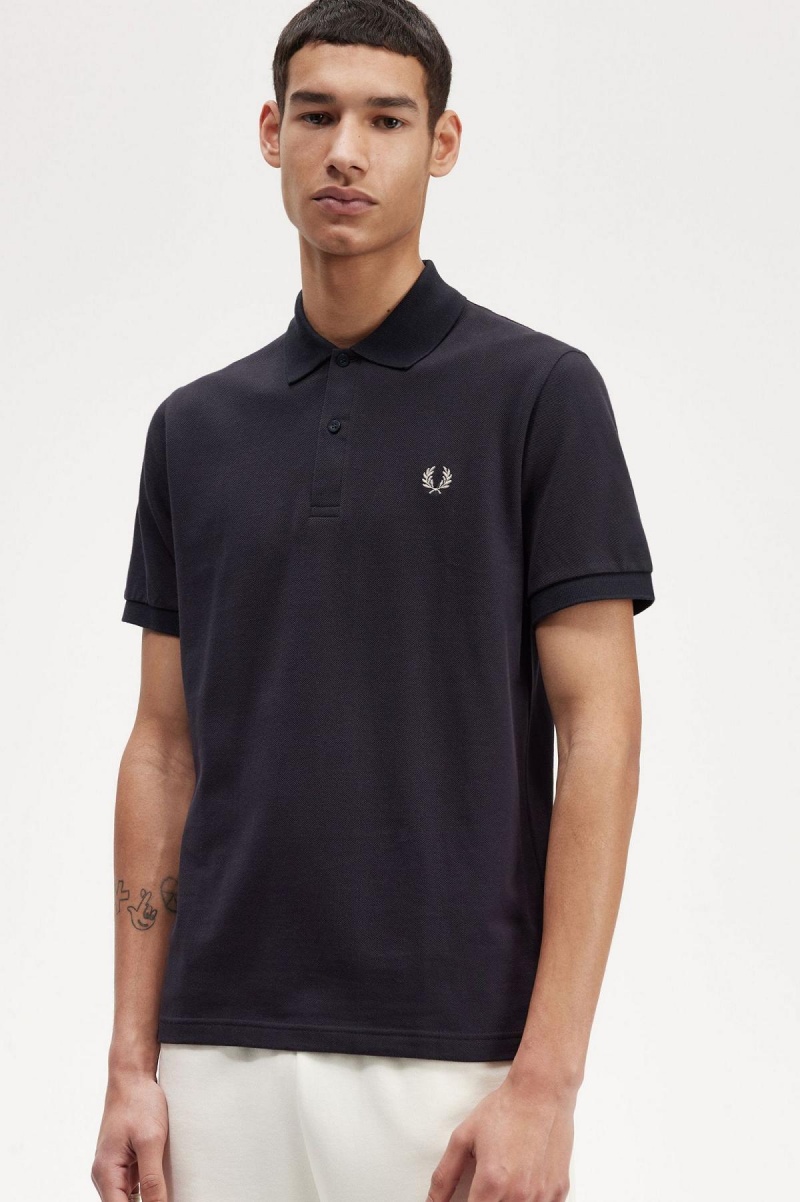 Fred Perry M3 Polo Shirts Herren Navy Hell | PCHQX46623