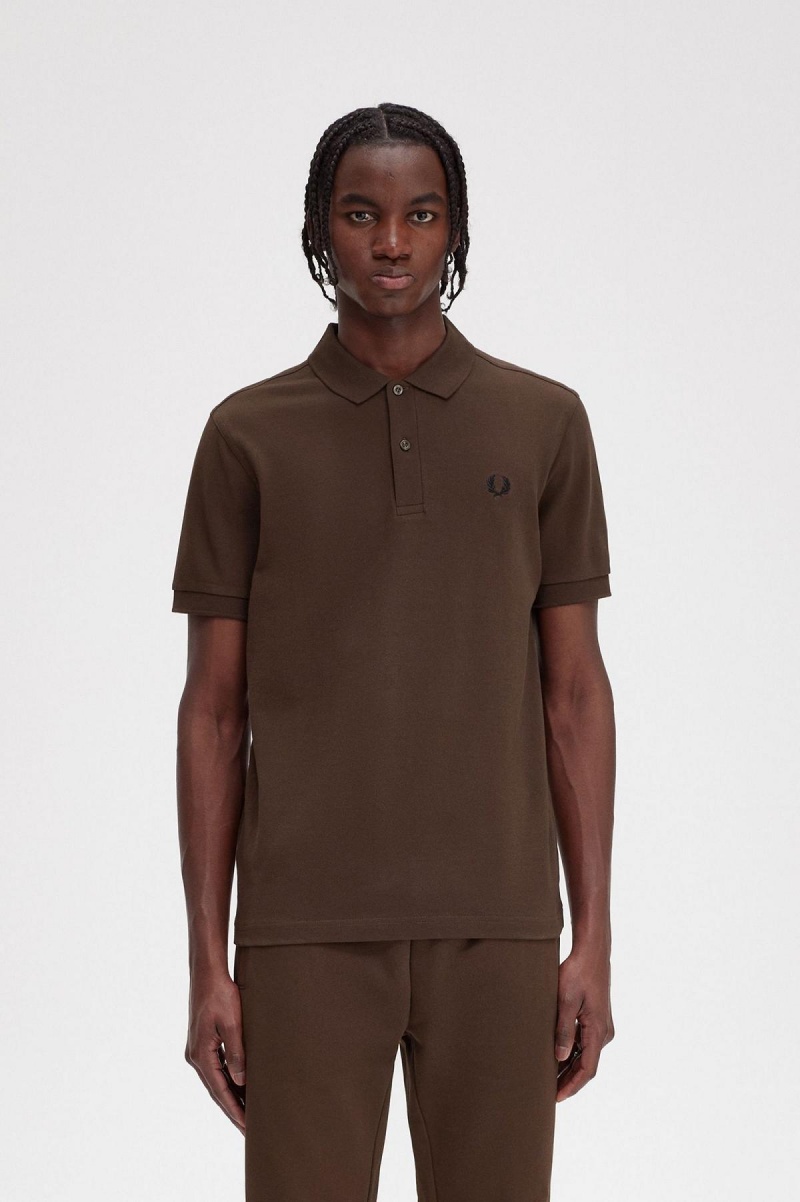 Fred Perry M6000 Fred Perry Shirt Herren Schwarz | MCHFT44451