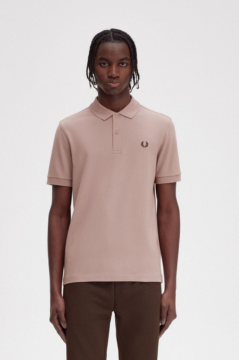 Fred Perry M6000 Fred Perry Shirt Herren Dunkelrosa | CHDYB17718