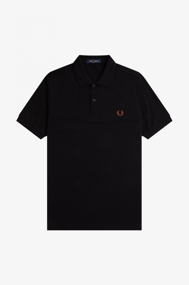 Fred Perry M6000 Fred Perry Shirt Herren Schwarz Braun | GCHUC84766