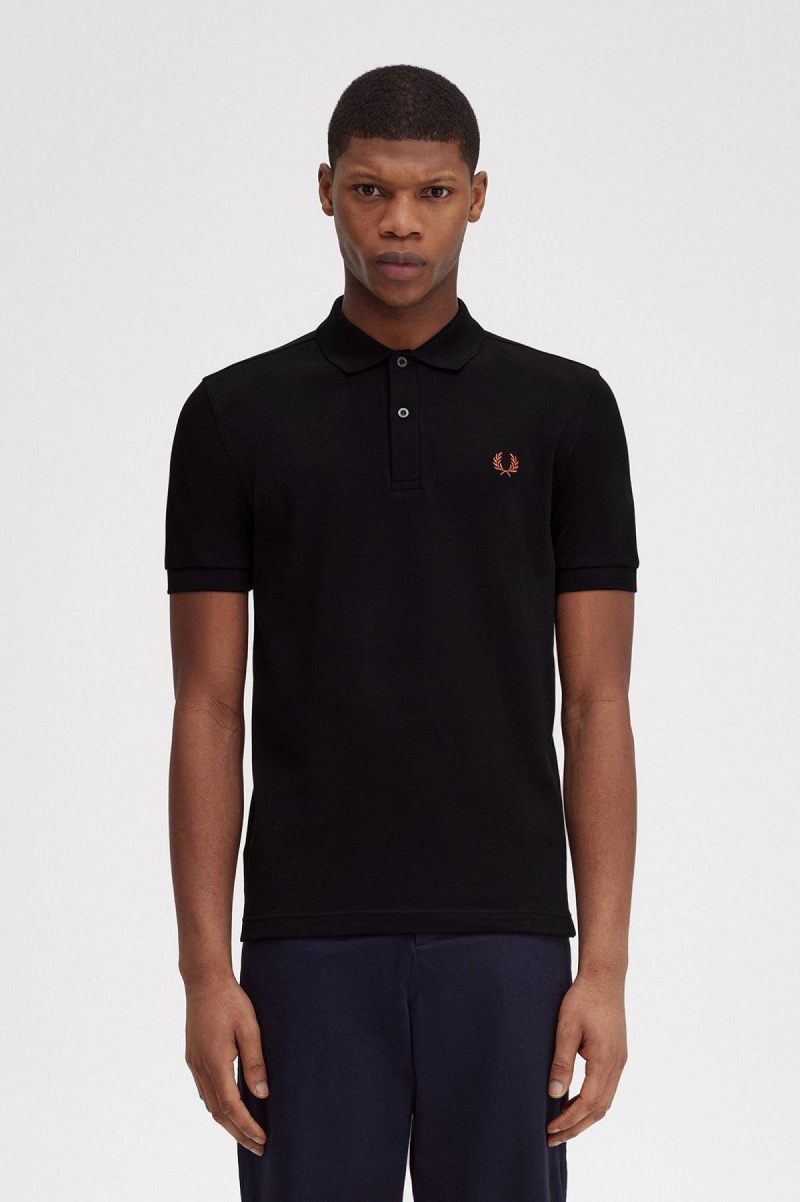 Fred Perry M6000 Fred Perry Shirt Herren Schwarz Braun | GCHUC84766