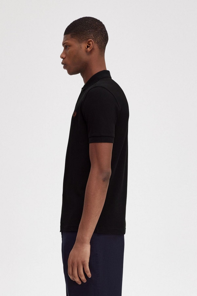 Fred Perry M6000 Fred Perry Shirt Herren Schwarz Braun | GCHUC84766