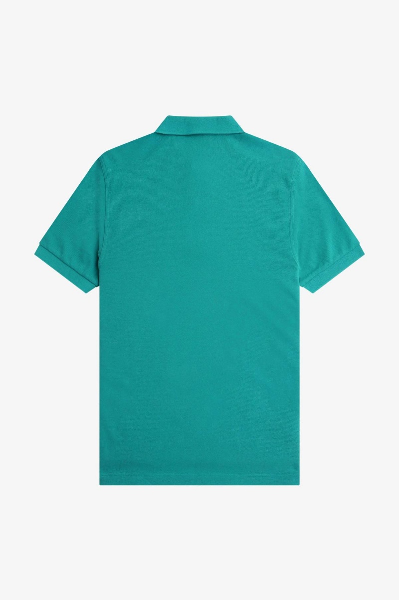 Fred Perry M6000 Fred Perry Shirt Herren Tiefesmintfarben Braun | YCHGT97384