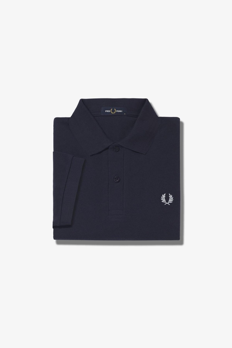 Fred Perry M6000 Fred Perry Shirt Herren Navy Weiß | CHQAV70196