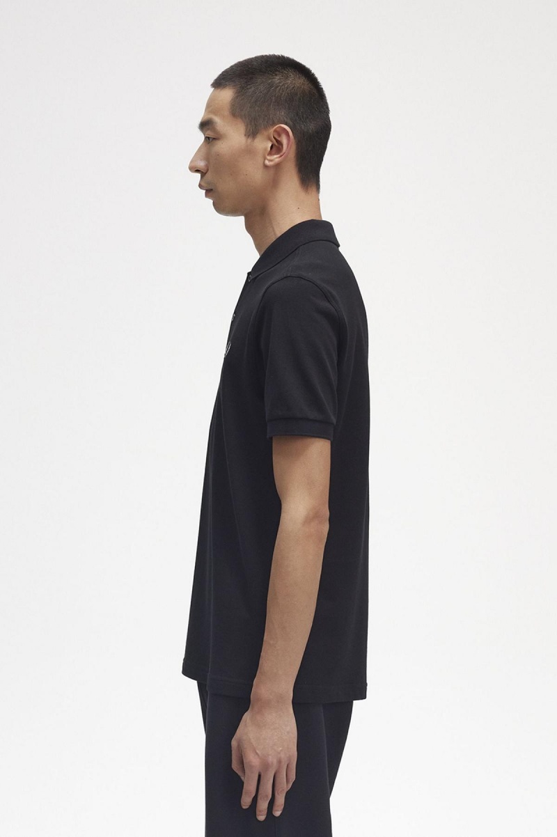 Fred Perry M6000 Fred Perry Shirt Herren Schwarz | CHDFL94068