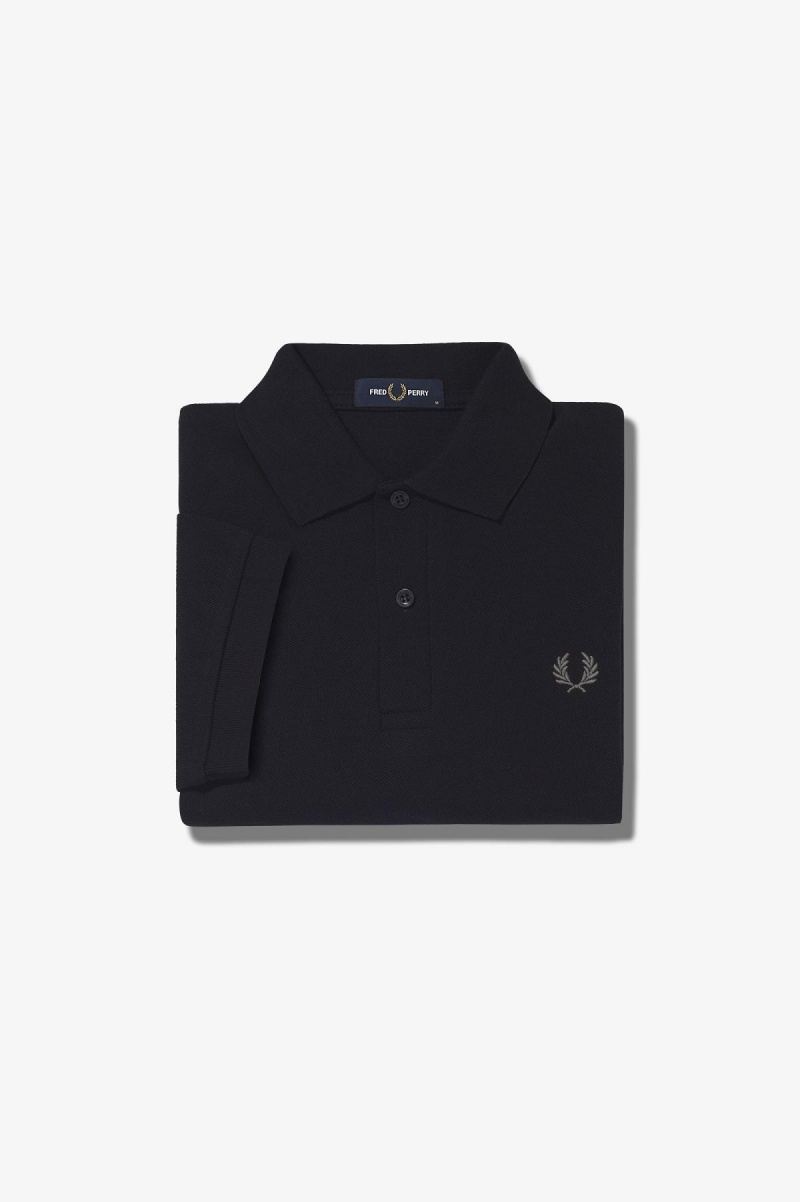 Fred Perry M6000 Fred Perry Shirt Herren Schwarz | CHDFL94068