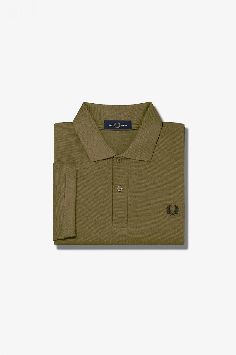 Fred Perry M6000 Fred Perry Shirt Herren Grün Schwarz | CHJBT50831