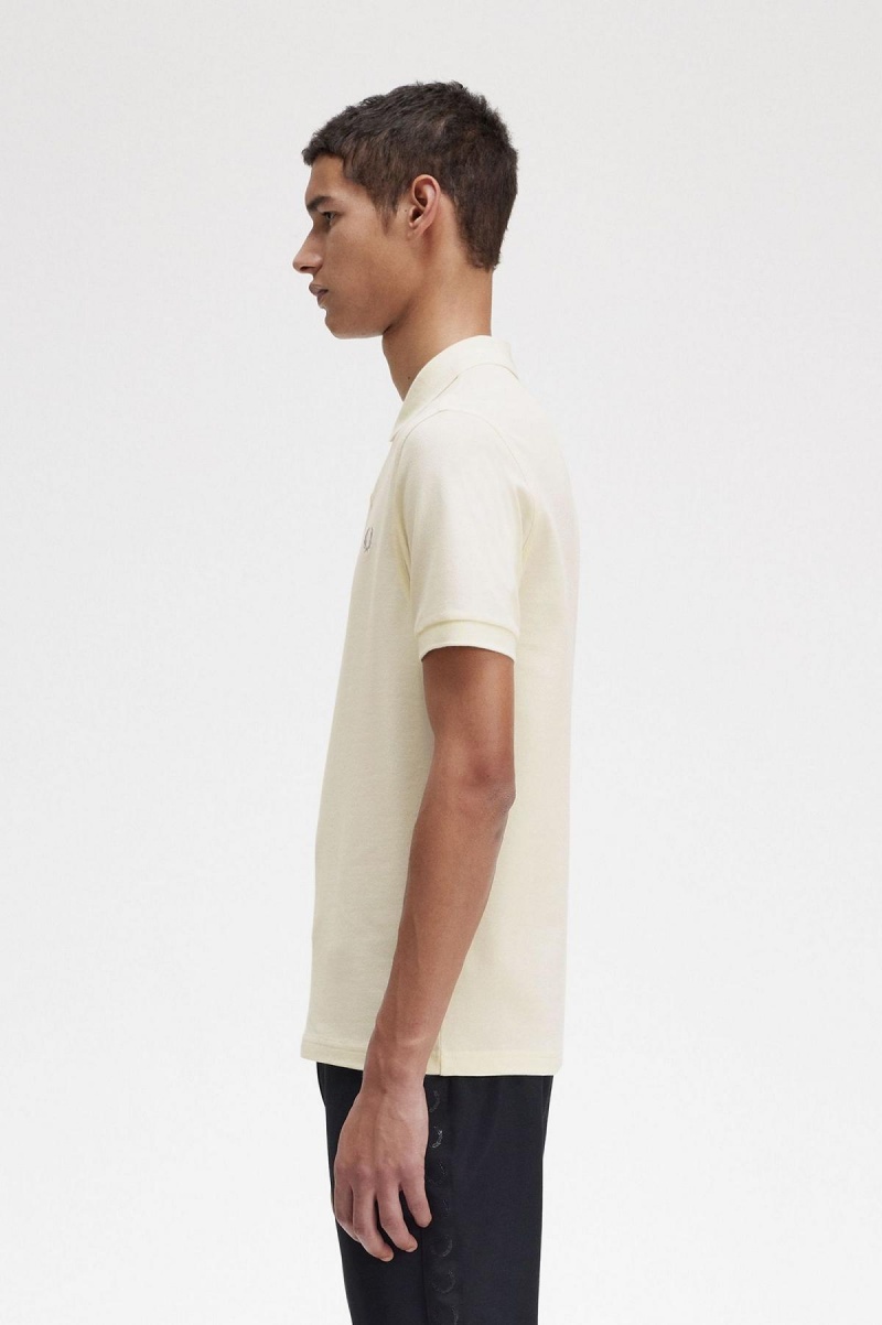 Fred Perry M6000 Fred Perry Shirt Herren Ecru / Limestone | LCHTR28240