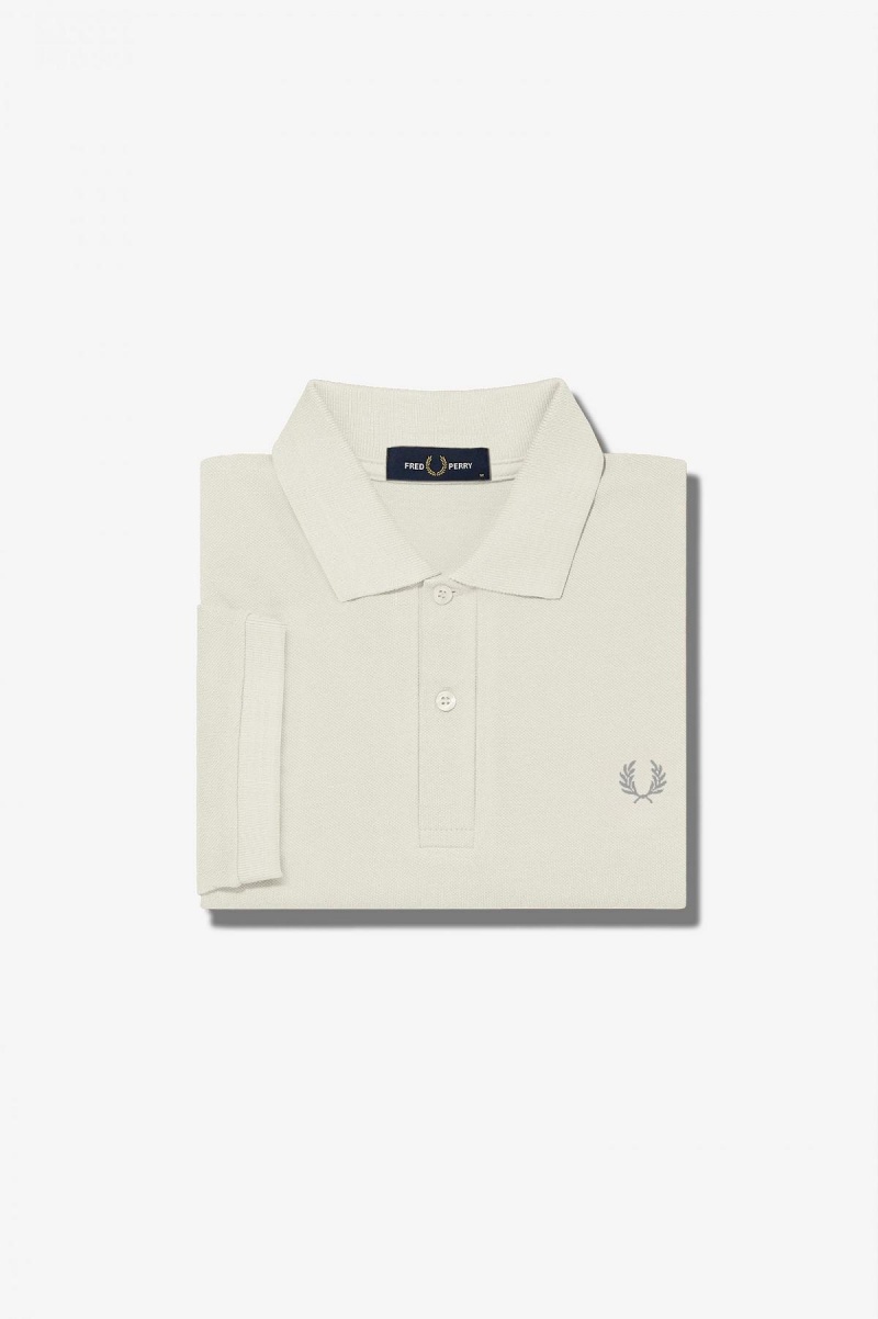 Fred Perry M6000 Fred Perry Shirt Herren Ecru / Limestone | LCHTR28240