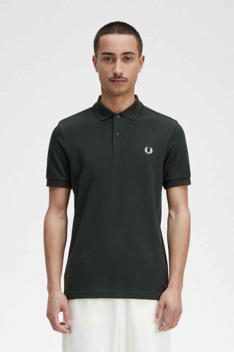 Fred Perry M6000 Fred Perry Shirt Herren Grün Weiß | GCHEC68442