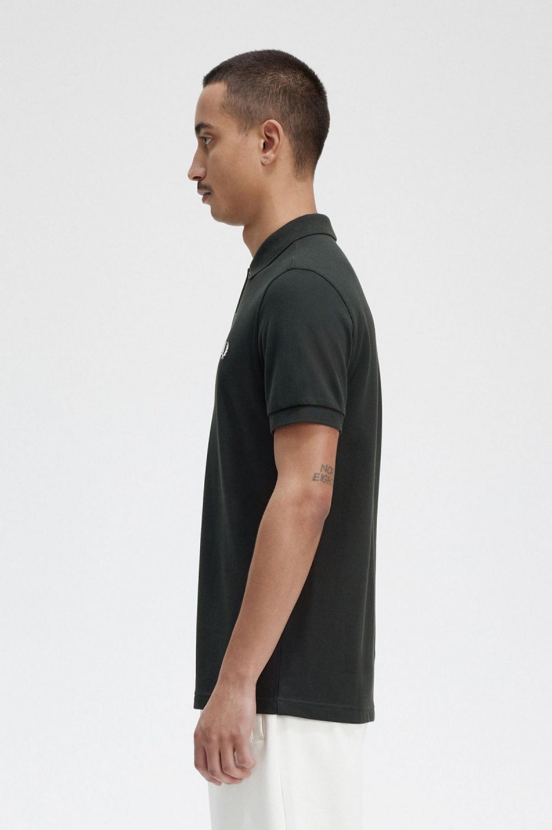 Fred Perry M6000 Fred Perry Shirt Herren Grün Weiß | GCHEC68442
