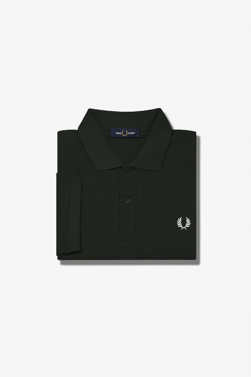 Fred Perry M6000 Fred Perry Shirt Herren Grün Weiß | GCHEC68442