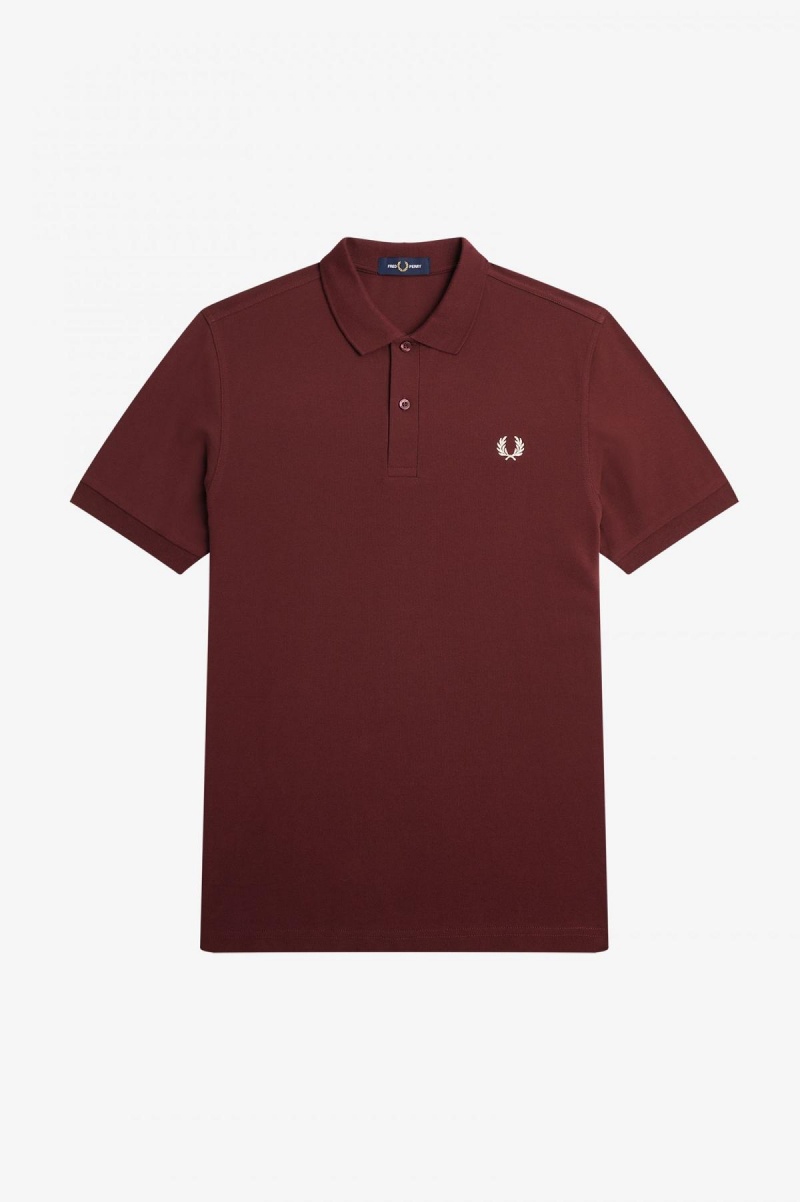 Fred Perry M6000 Fred Perry Shirt Herren Oxblood / Ecru | DCHVO96130