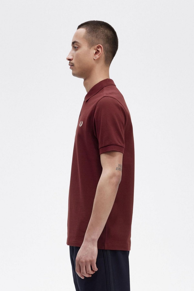 Fred Perry M6000 Fred Perry Shirt Herren Oxblood / Ecru | DCHVO96130