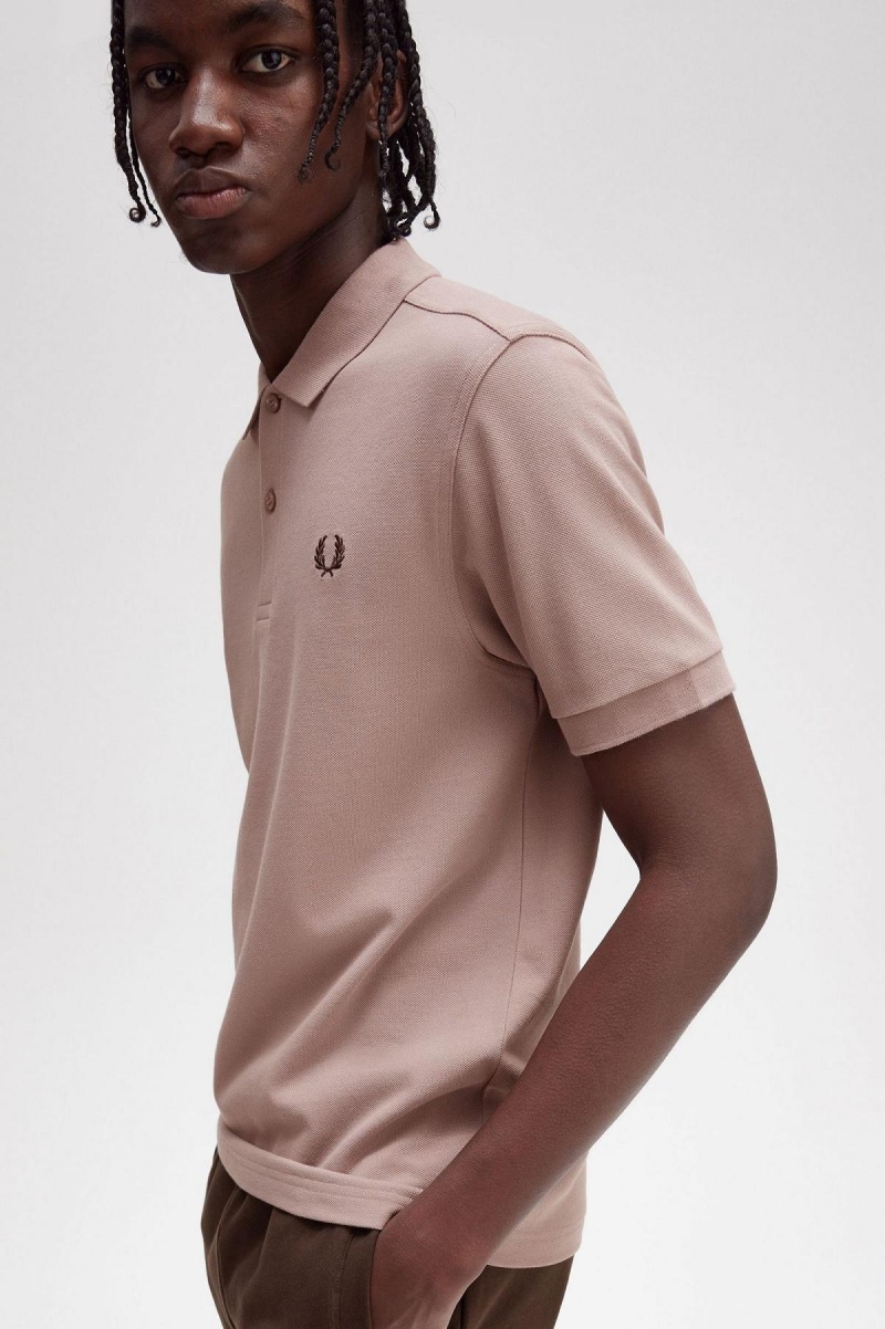 Fred Perry M6000 Polo Shirts Herren Dunkelrosa | YCHVQ40913