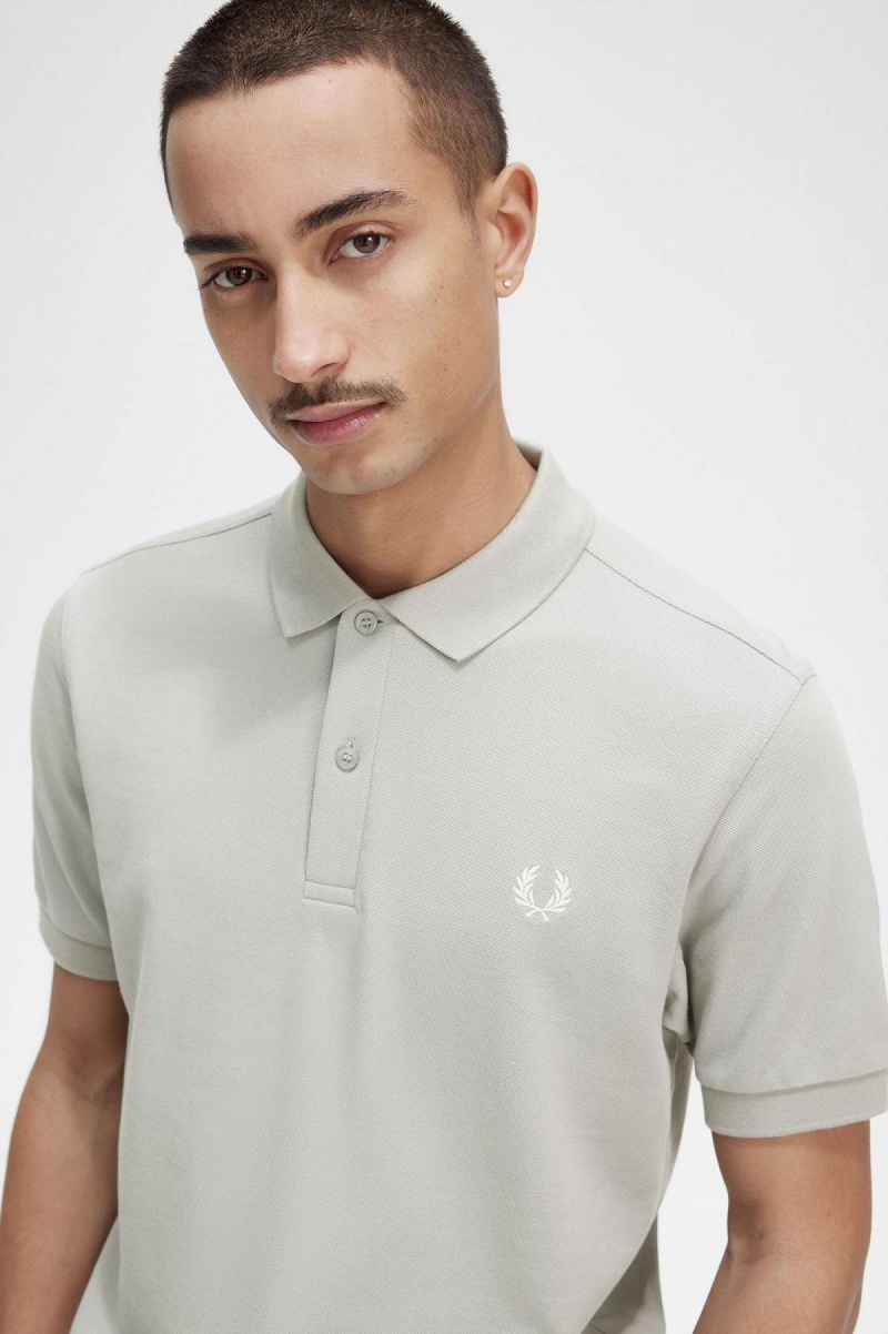 Fred Perry M6000 Polo Shirts Herren Limestone / Ecru | CHDFL93536