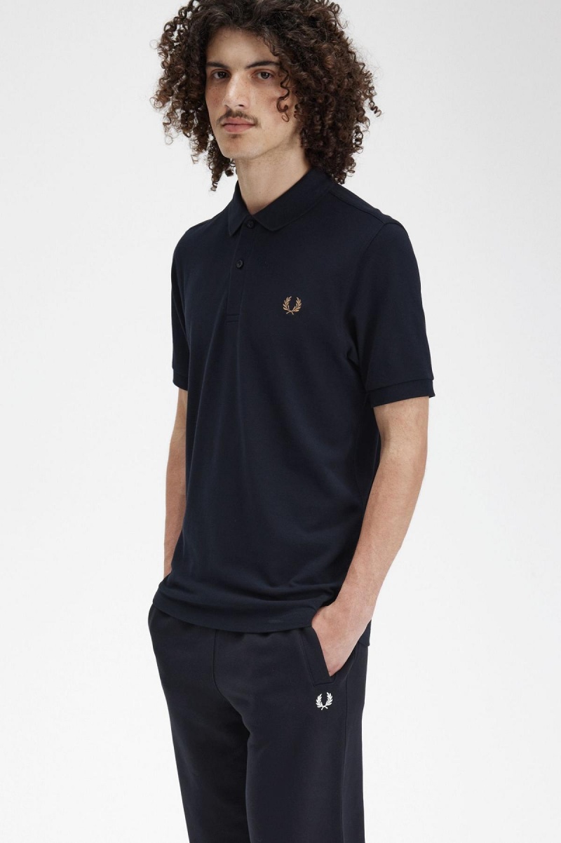 Fred Perry M6000 Polo Shirts Herren Navy | FCHUI40599