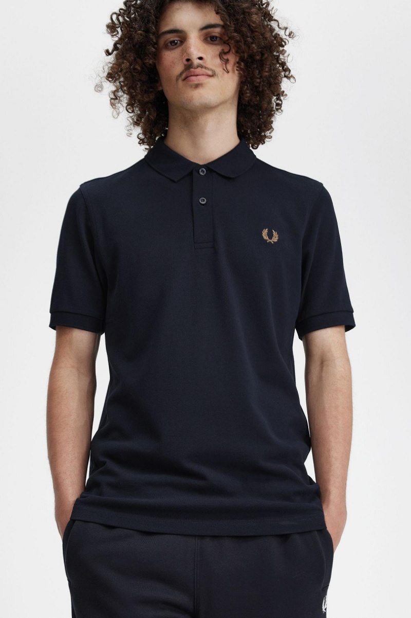 Fred Perry M6000 Polo Shirts Herren Navy | FCHUI40599