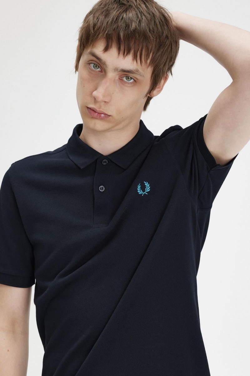 Fred Perry M6000 Polo Shirts Herren Navy Blau | CHEAH22014