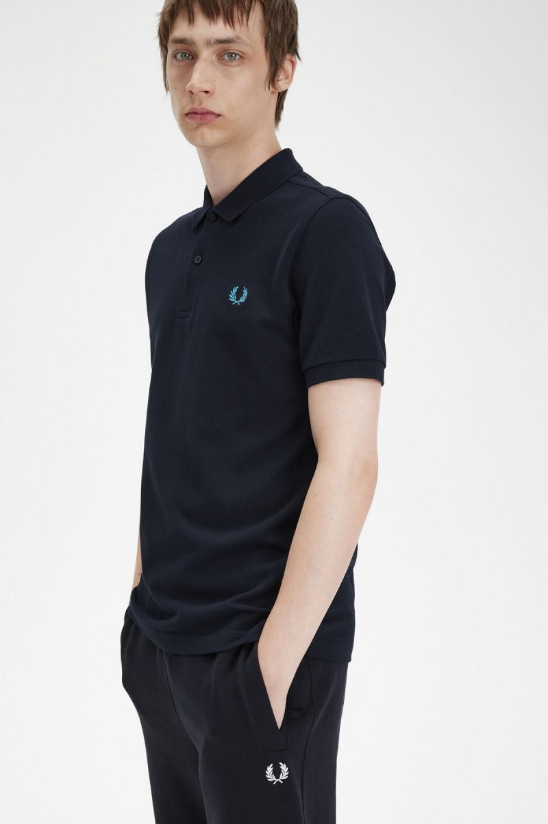 Fred Perry M6000 Polo Shirts Herren Navy Blau | CHEAH22014