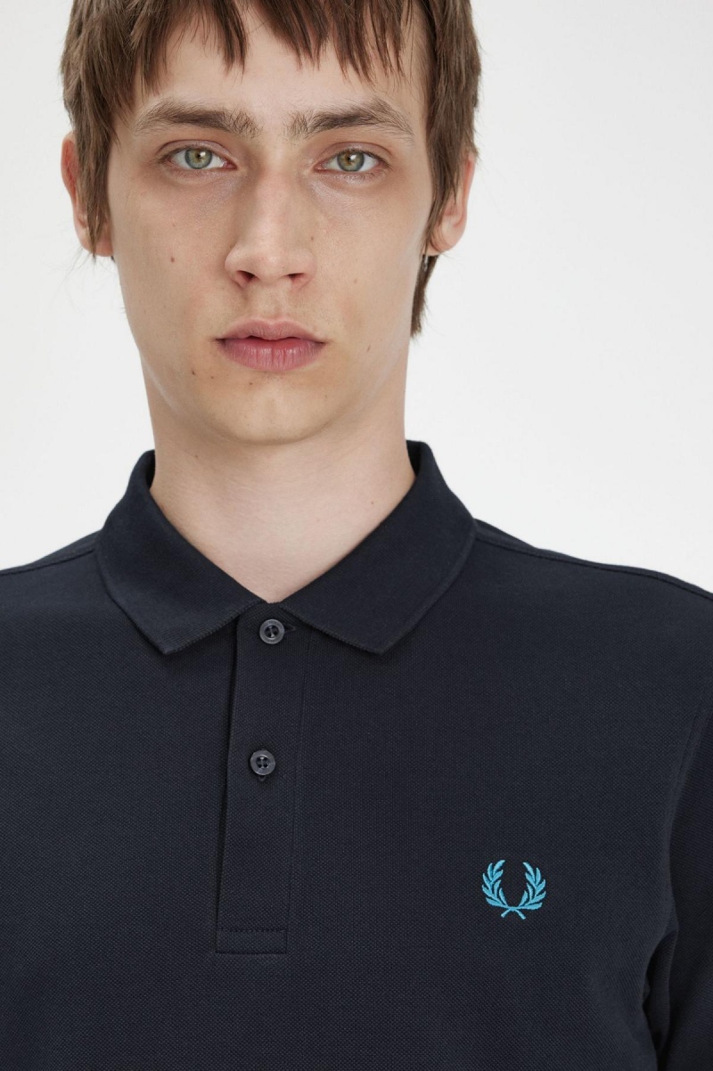 Fred Perry M6000 Polo Shirts Herren Navy Blau | CHEAH22014