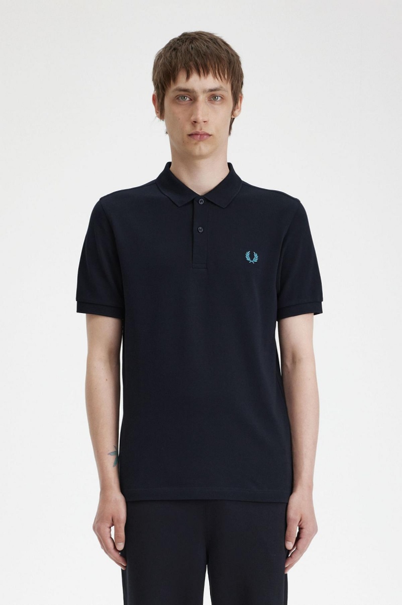 Fred Perry M6000 Polo Shirts Herren Navy Blau | CHEAH22014