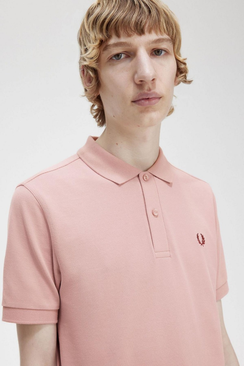 Fred Perry M6000 Polo Shirts Herren Rosa Rosa | UCHND84932
