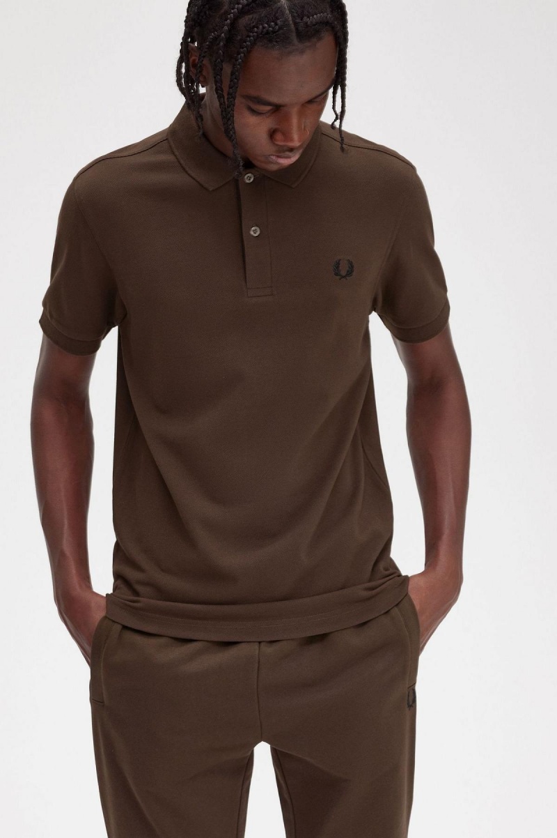 Fred Perry M6000 Polo Shirts Herren Schwarz | MCHFT61485