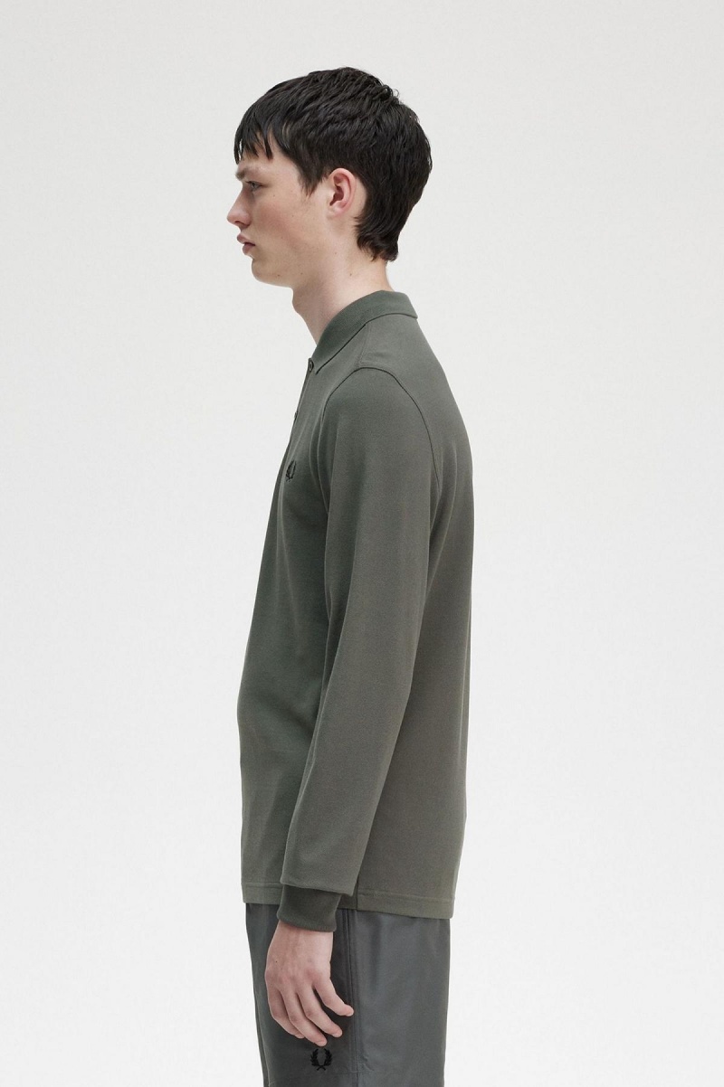 Fred Perry M6006 Fred Perry Shirt Herren Grün | ACHDF13574