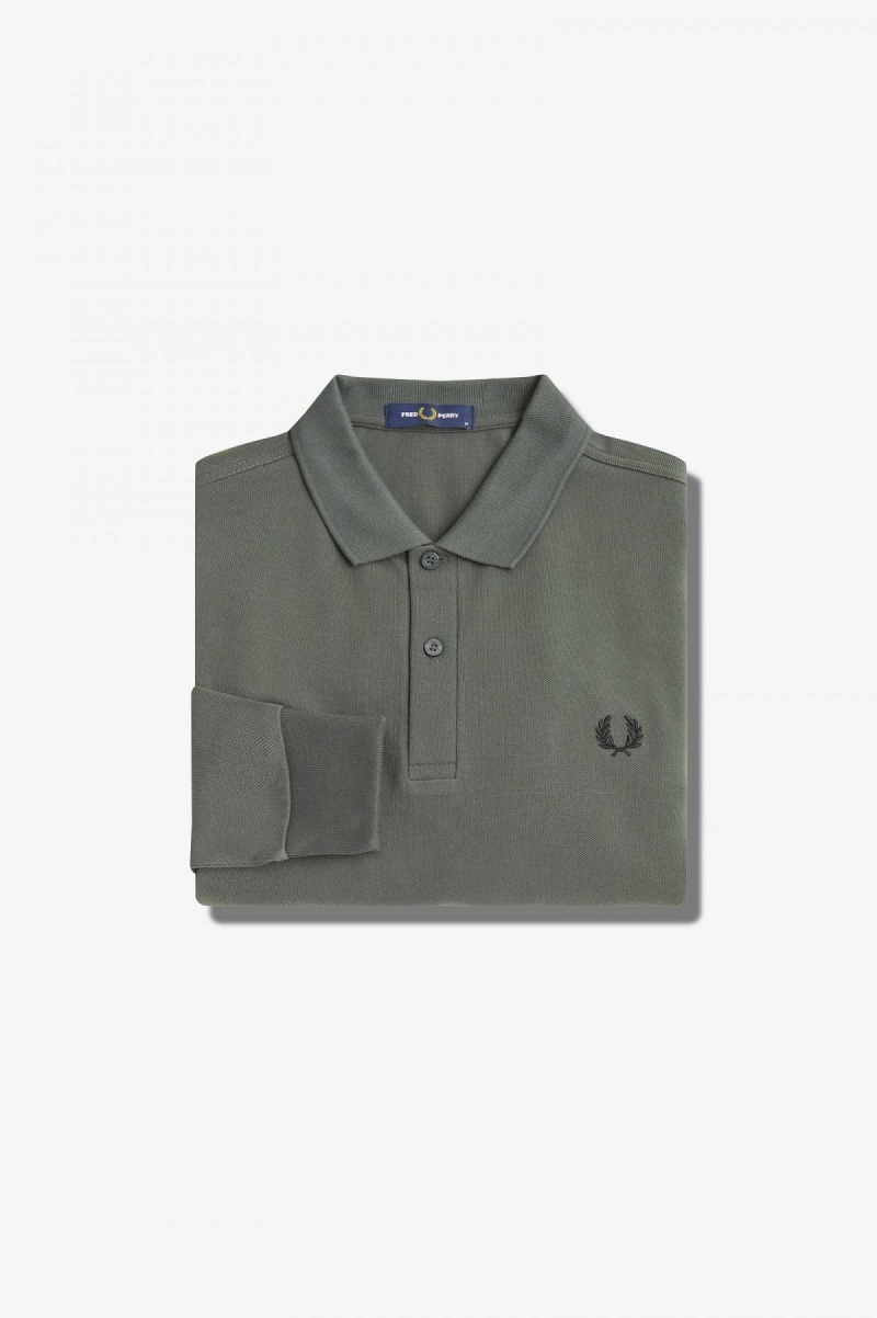 Fred Perry M6006 Fred Perry Shirt Herren Grün | ACHDF13574