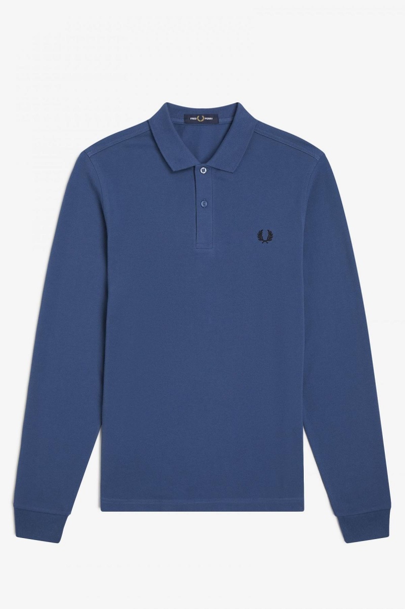 Fred Perry M6006 Fred Perry Shirt Herren Blau | DCHVO62949