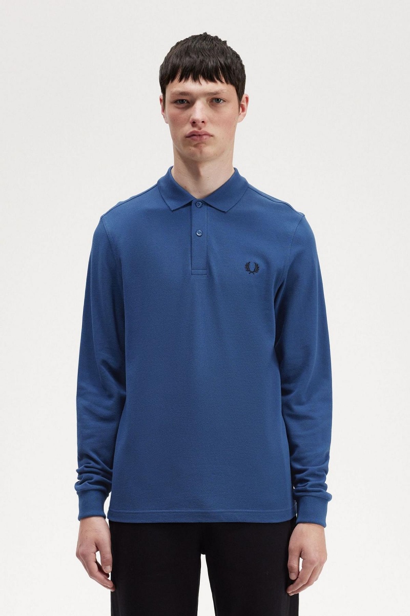Fred Perry M6006 Fred Perry Shirt Herren Blau | DCHVO62949