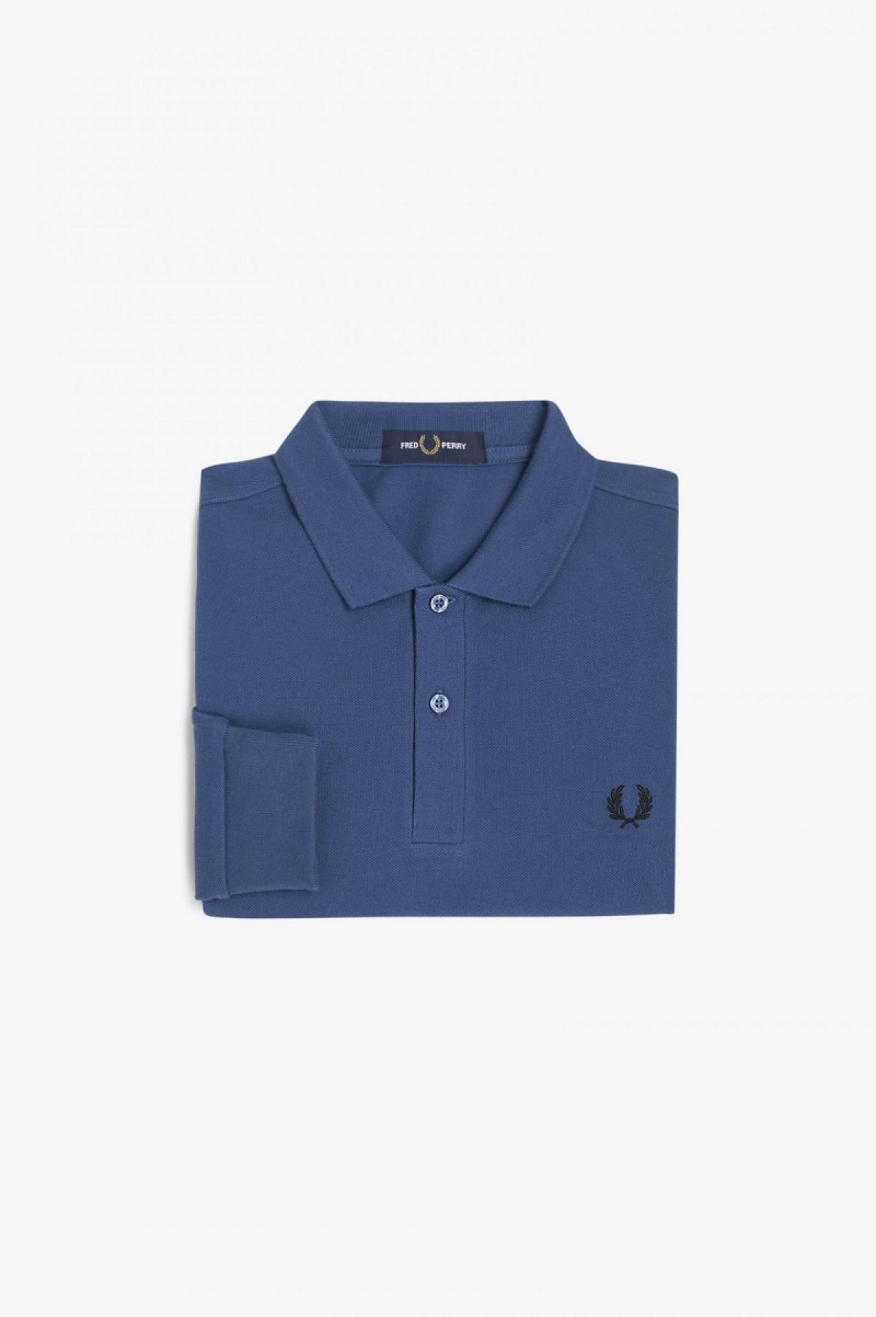 Fred Perry M6006 Fred Perry Shirt Herren Blau | DCHVO62949