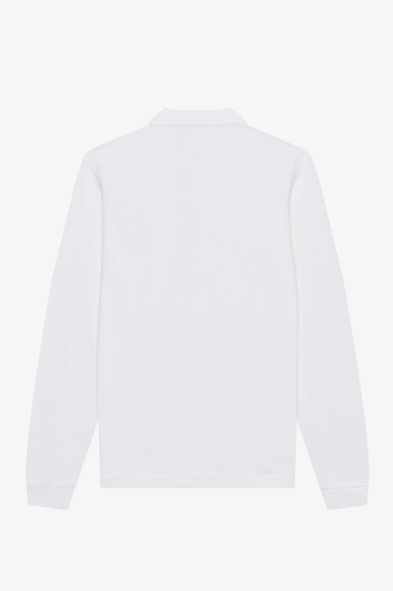 Fred Perry M6006 Fred Perry Shirt Herren Weiß Navy | GCHEC40587