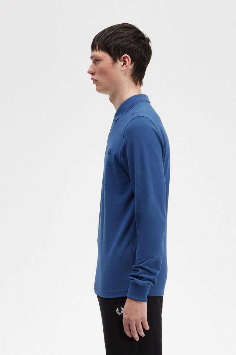 Fred Perry M6006 Polo Shirts Herren Blau | CHZDE63184