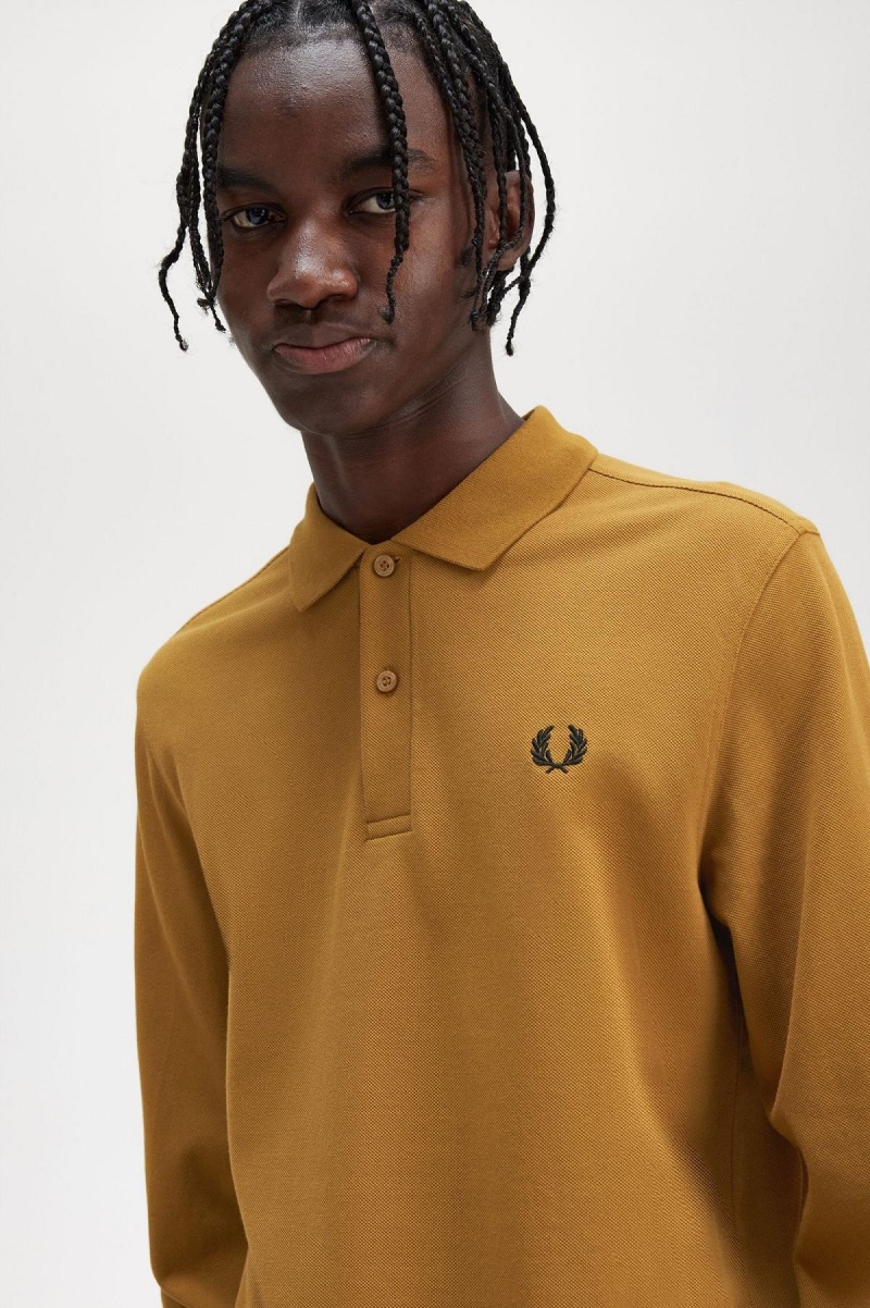 Fred Perry M6006 Polo Shirts Herren Dunkelschwarz | CHJKU61544