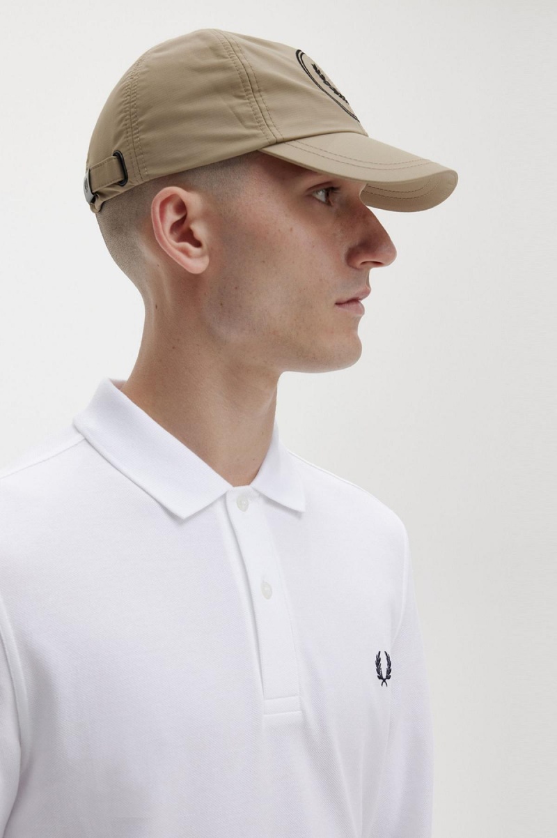 Fred Perry M6006 Polo Shirts Herren Weiß Navy | MCHFT66338