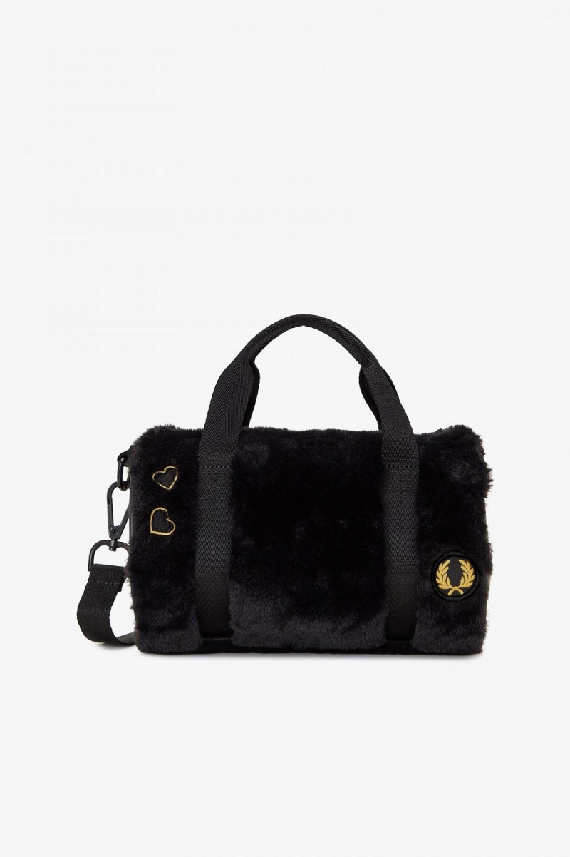 Fred Perry Mini Barrel Tasche Accessories Schwarz | BCHSD59824
