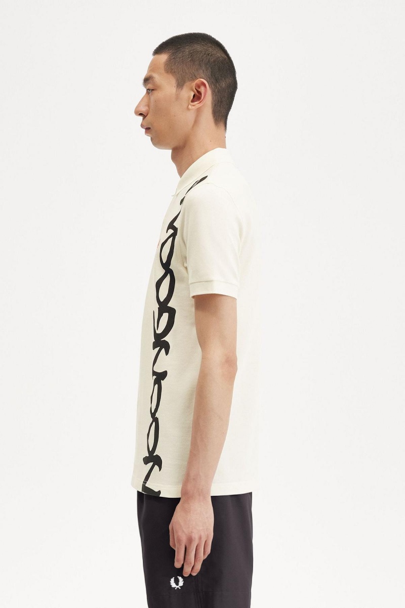 Fred Perry Noongoons Graphic Polo Shirt Polo Shirts Herren Weiß | FCHUI85779