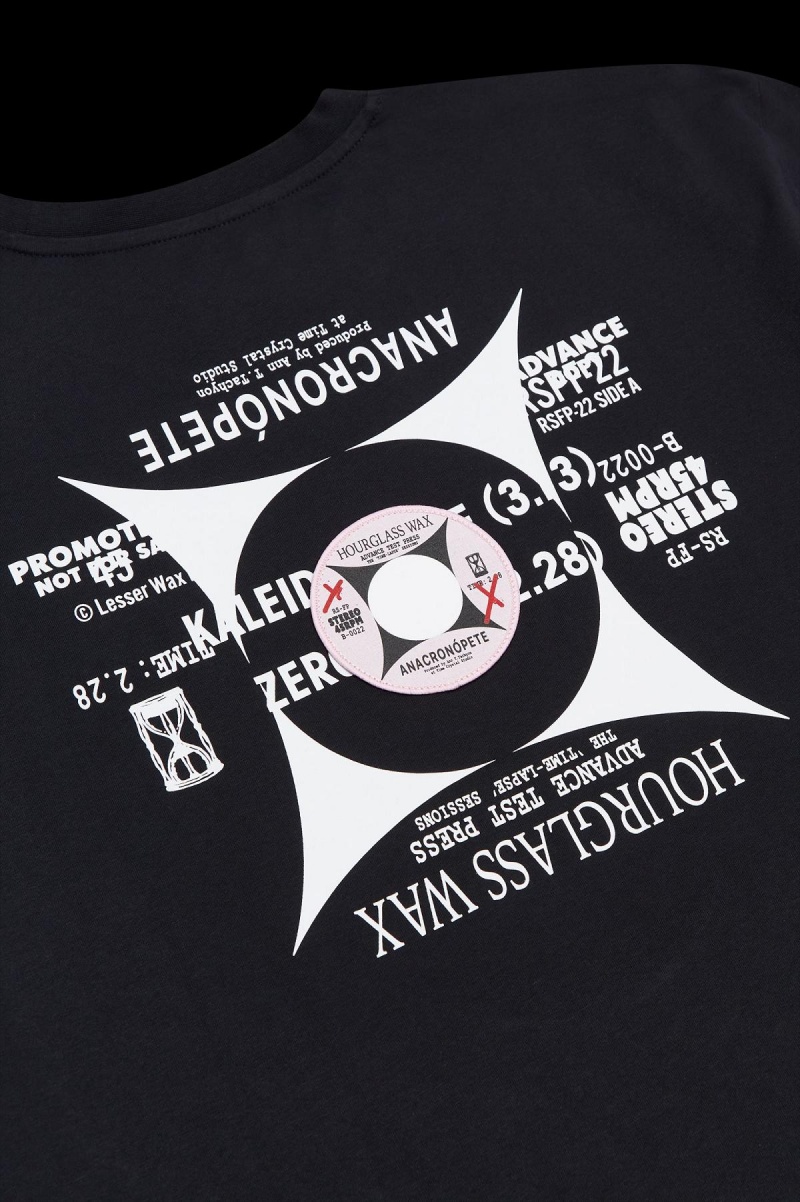 Fred Perry Oversized Printed T-shirts Herren Schwarz | DCHVO45465