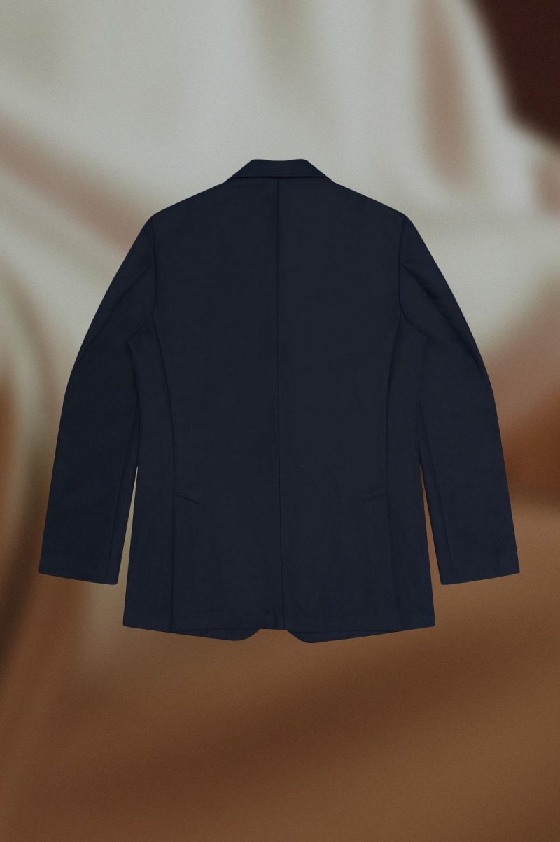 Fred Perry Patch Detail Blazer Mäntel Herren Navy | CHNZX73060