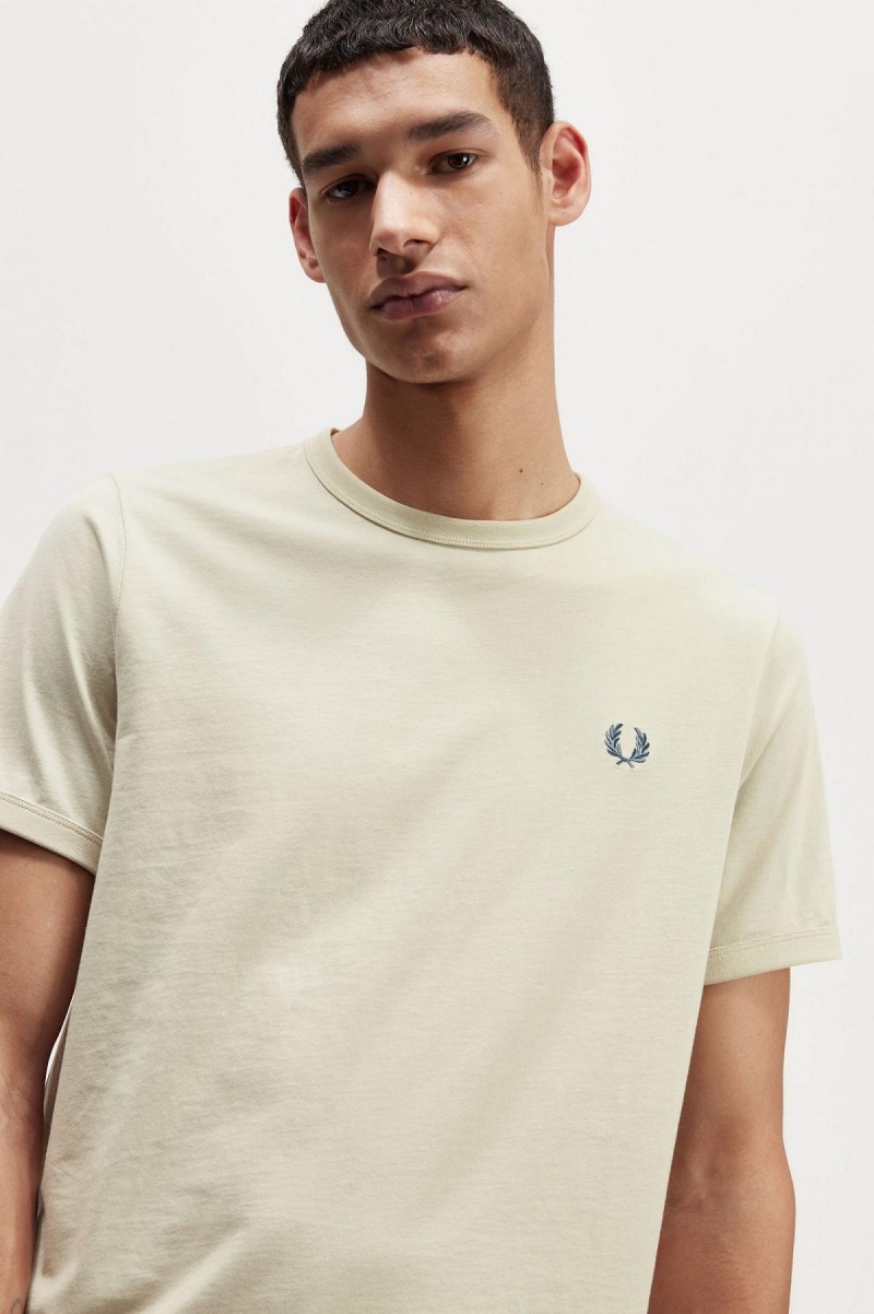 Fred Perry Ringer T-shirts Herren Hell | DCHVO26829