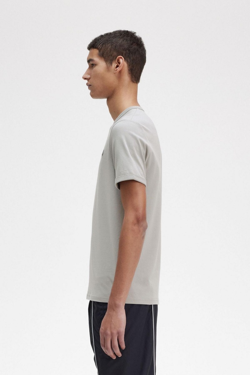 Fred Perry Ringer T-shirts Herren Limestone | ZCHMJ55999