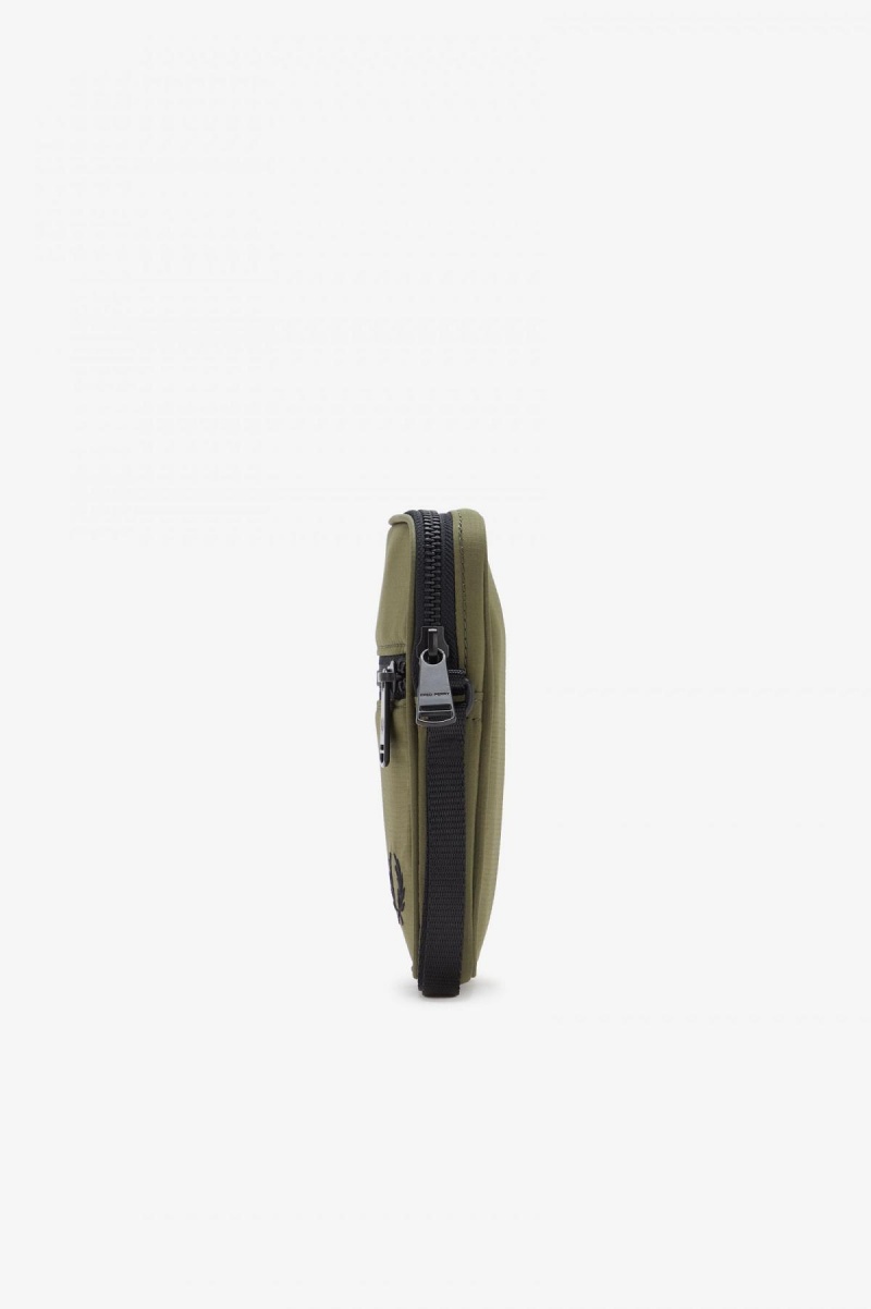 Fred Perry Ripstop Side Tasche Accessories Grün | QCHUV40656