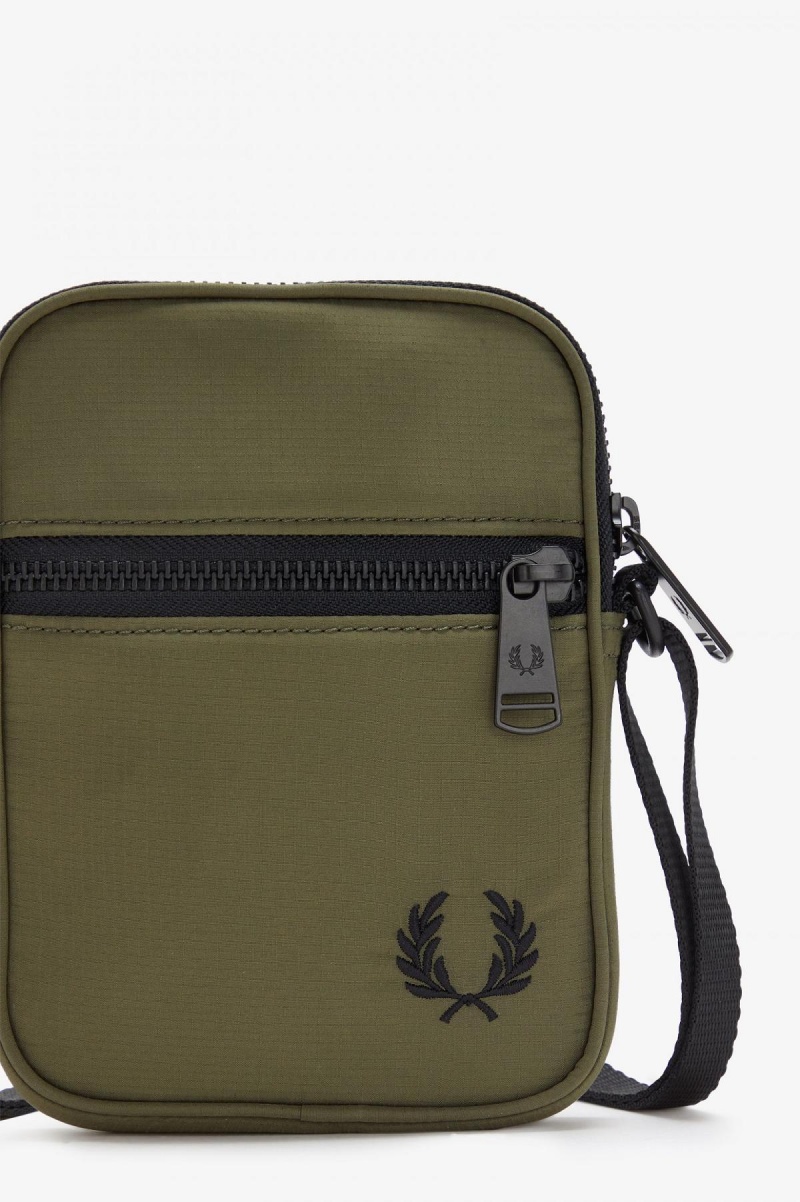 Fred Perry Ripstop Side Tasche Accessories Grün | QCHUV40656