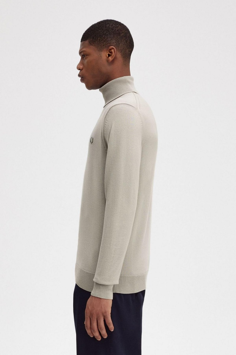 Fred Perry Roll Neck Jumper Strickwaren Herren Dunkel | QCHWA81942