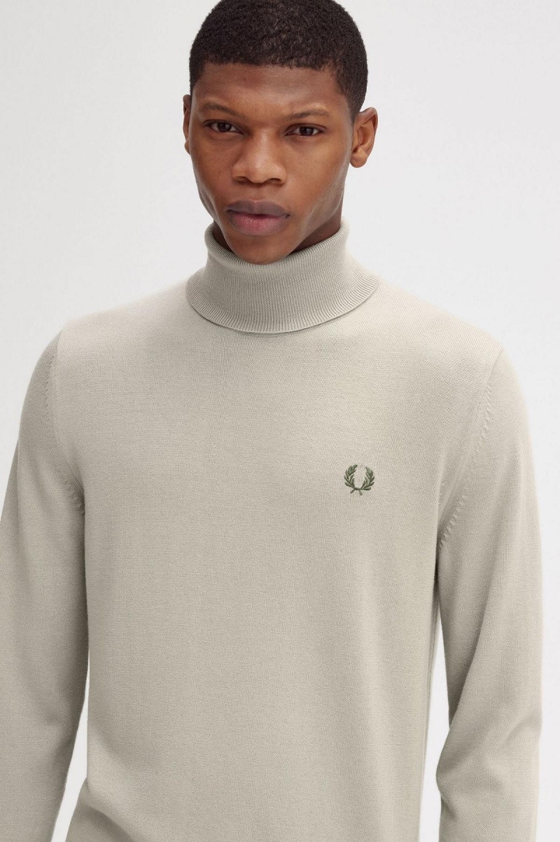 Fred Perry Roll Neck Jumper Strickwaren Herren Dunkel | QCHWA81942