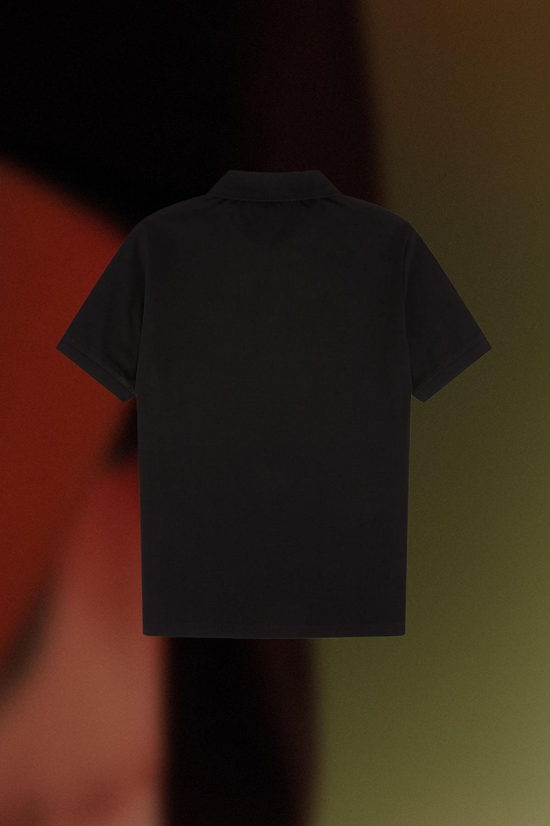 Fred Perry Slim Fit Polo Shirt Polo Shirts Herren Schwarz | CHQCS18987