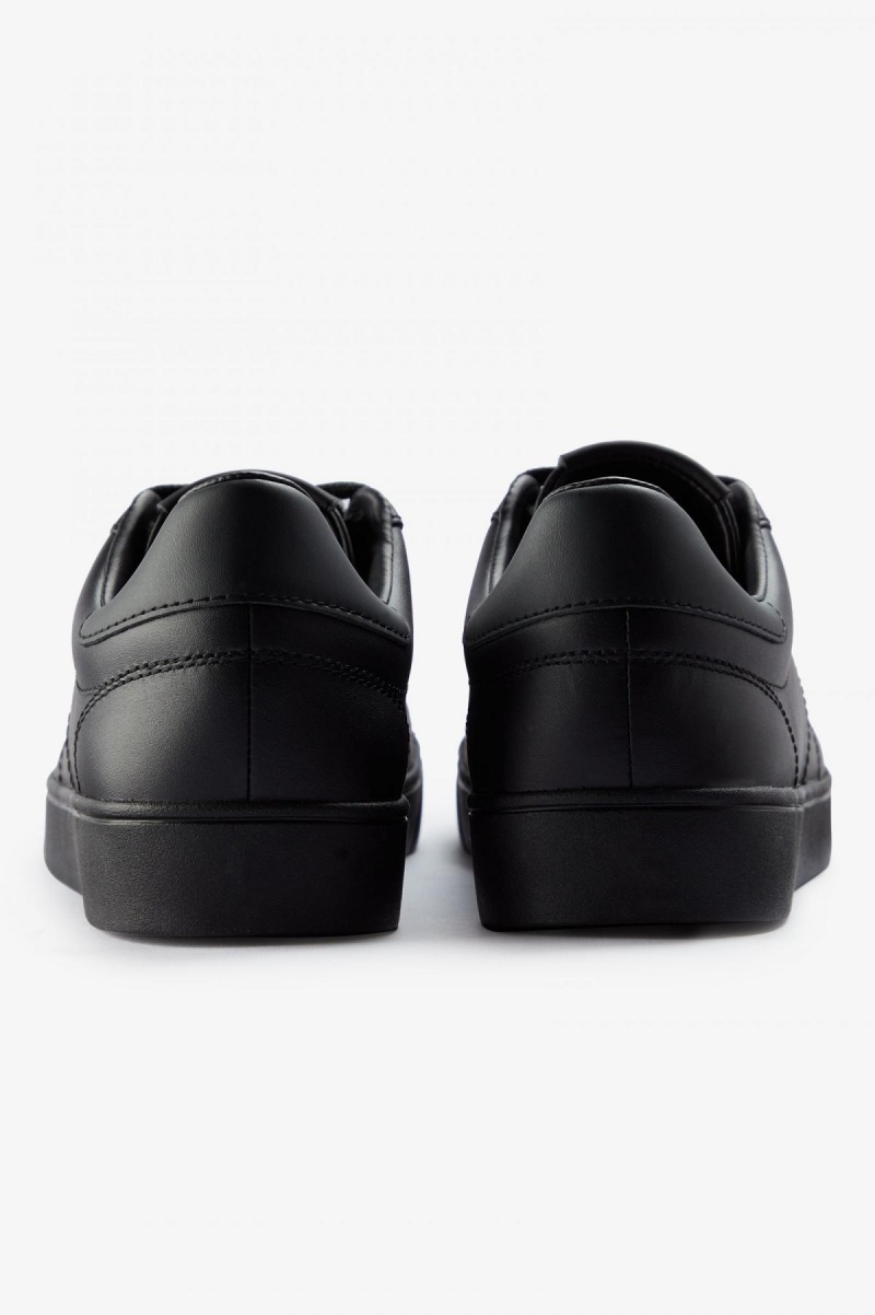 Fred Perry Spencer Schuhe Herren Schwarz Grün | TCHPQ26701