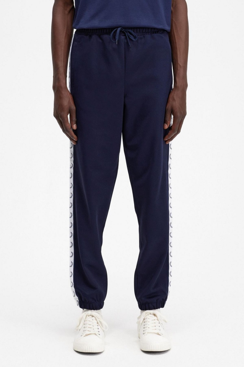Fred Perry Taped Track Pant Trainingsanzug Herren Blau | BCHSO24219